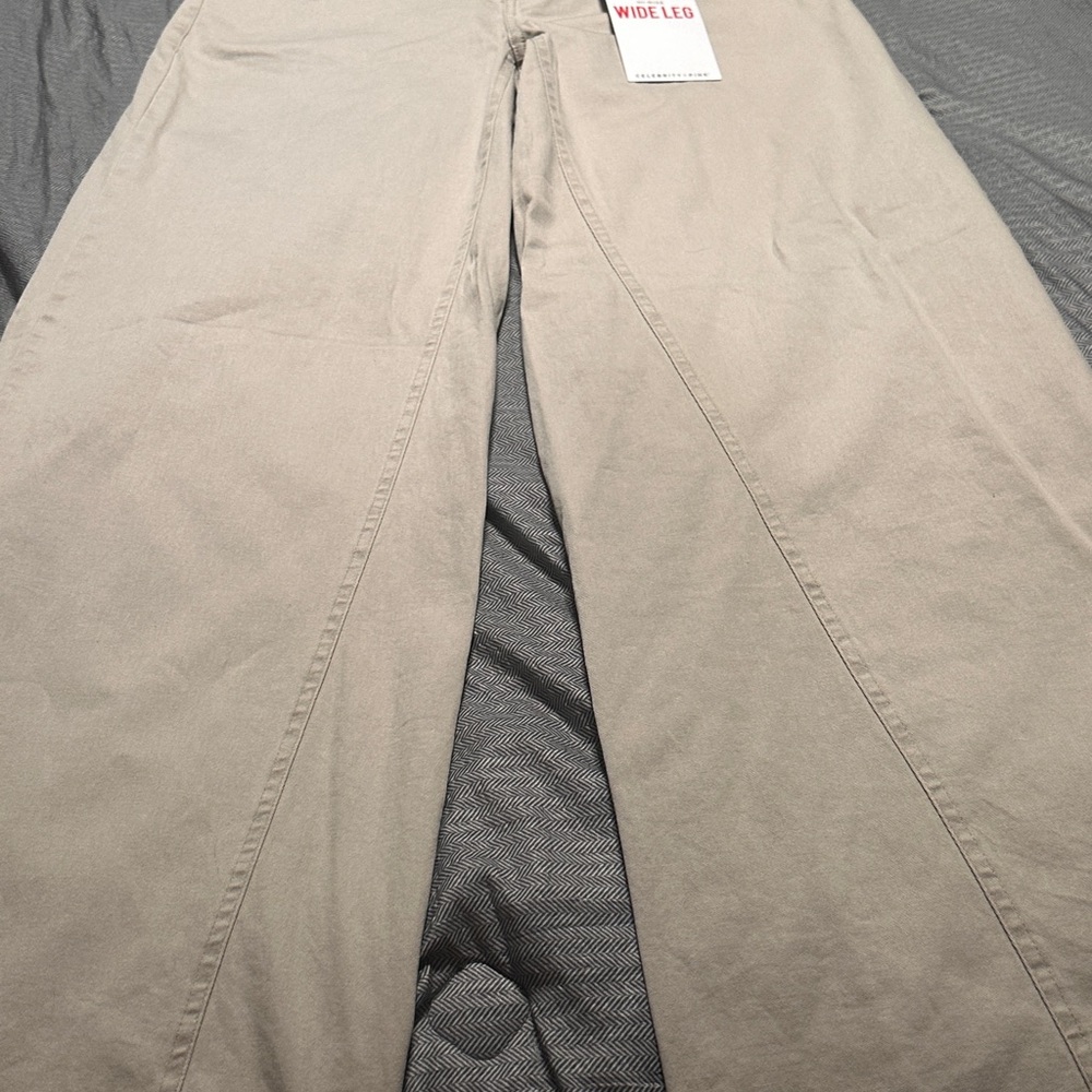 Celebrity Pink Women’s Khaki Wide Leg Chinos